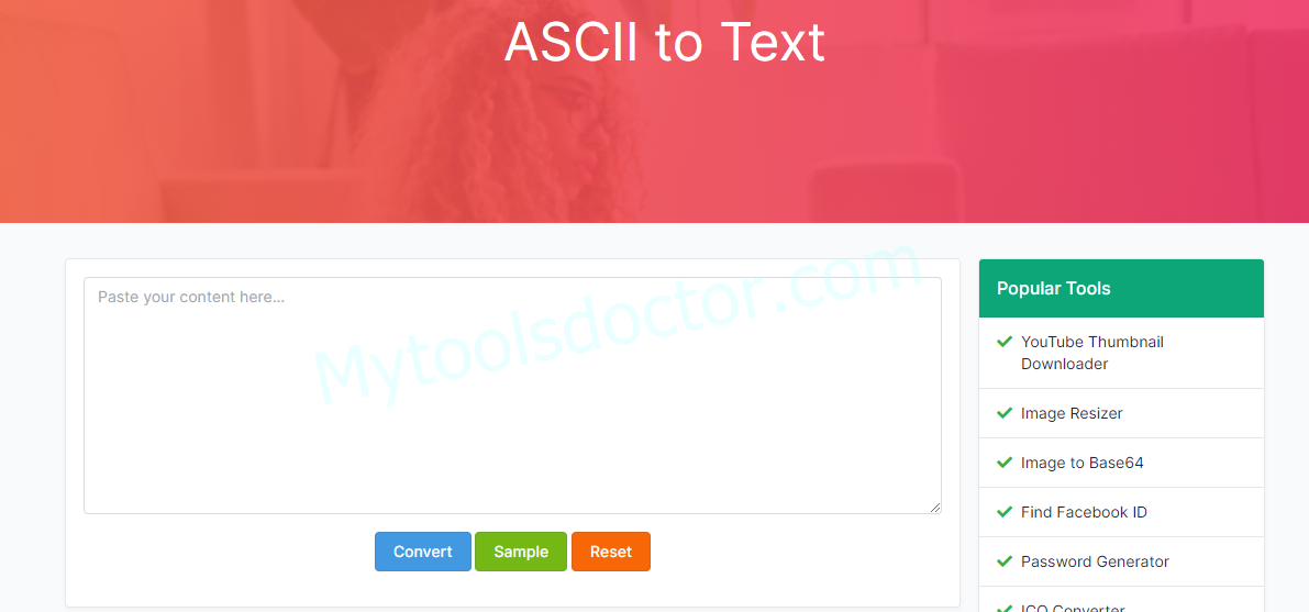 ASCII to Text Converter Online